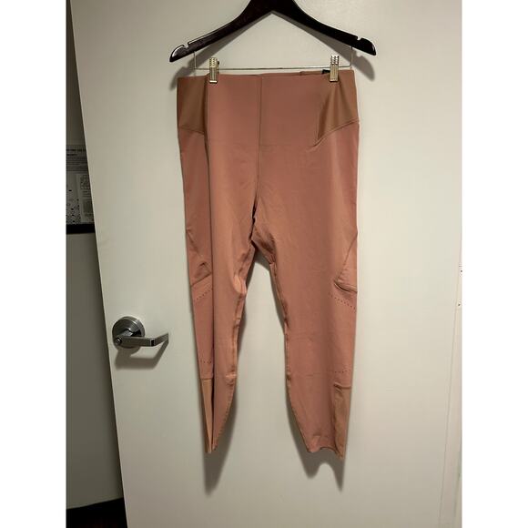 Nike High Waisted Power Pocket Lux Tight Fit Leggings Blush XXL - Picture 7 of 14